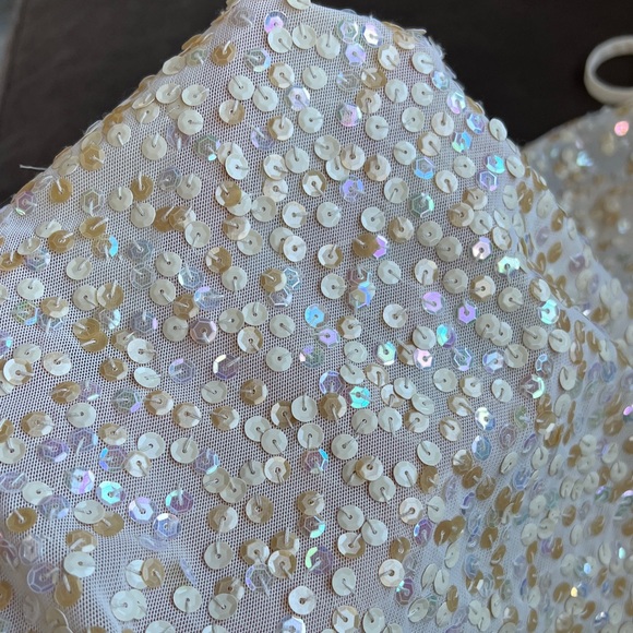 Reba Cream Sequin Camisole - Picture 3 of 4